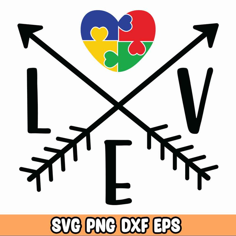 Love Arrows svg,Autism Svg Bundle, Autism Awareness Svg, Autism Quote Svg, Au-Some Svg, Autism Mom Svg.jpg
