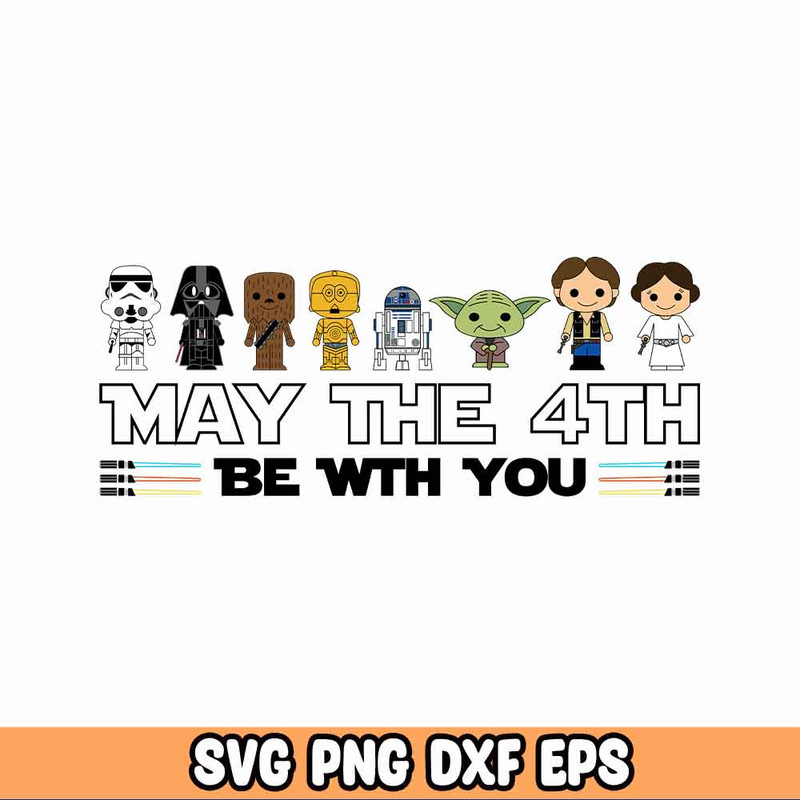 May the 4th Be With You, Star Wars Day May Fourth, Stormtroopers, Starwars SVG PNG PDF Silhouette Cricut cutting 2.jpg