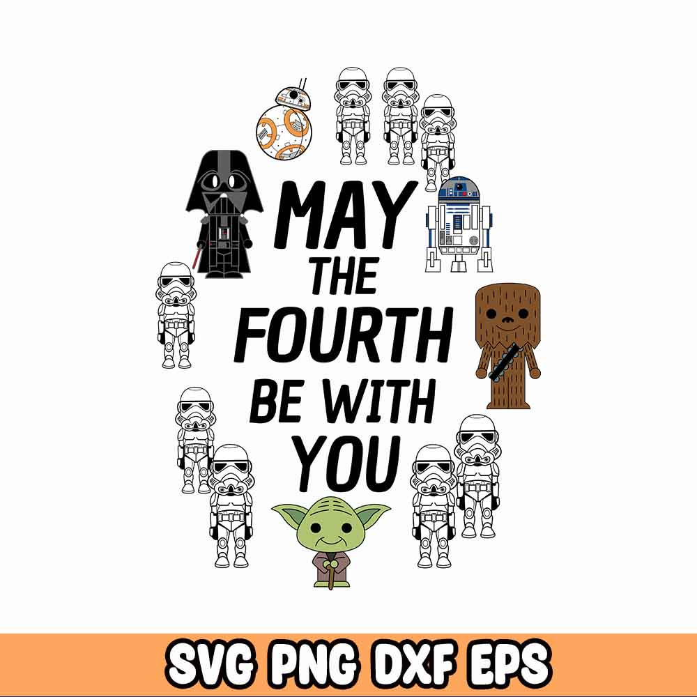 May the Fourth Be With You SVG, Star Wars Svg, Galaxy Svg, Digital Sticker, Digital Download, Tshirt Design, svg file.jpg