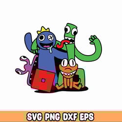 rainbow friends characters png digital download image, rainbow friends blue roblox digital file