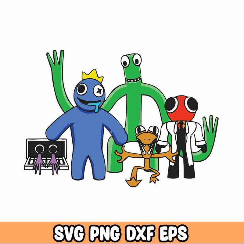 Rainbow Friends For Kids Birthday svg, Rainbow Friends svg Bundle, Digital Download svg 1.jpg