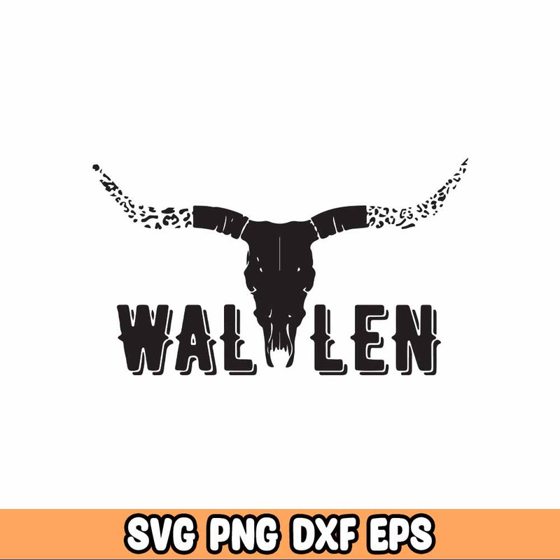Retro Wallen Bull Skull PNG, Country Western Png Digital Download, Cowboy Design, Western Cowboy, Wallen PNG File Downlo 1.jpg
