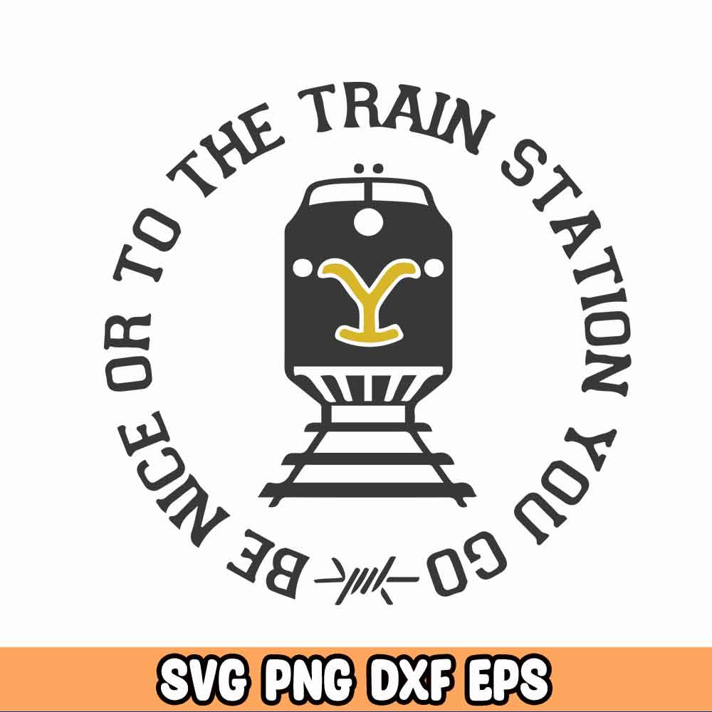 Rip Yellowstone Train Station Montana Mountain Vintage Sublimation Print Design T-Shirt Graphic PNG 1.jpg