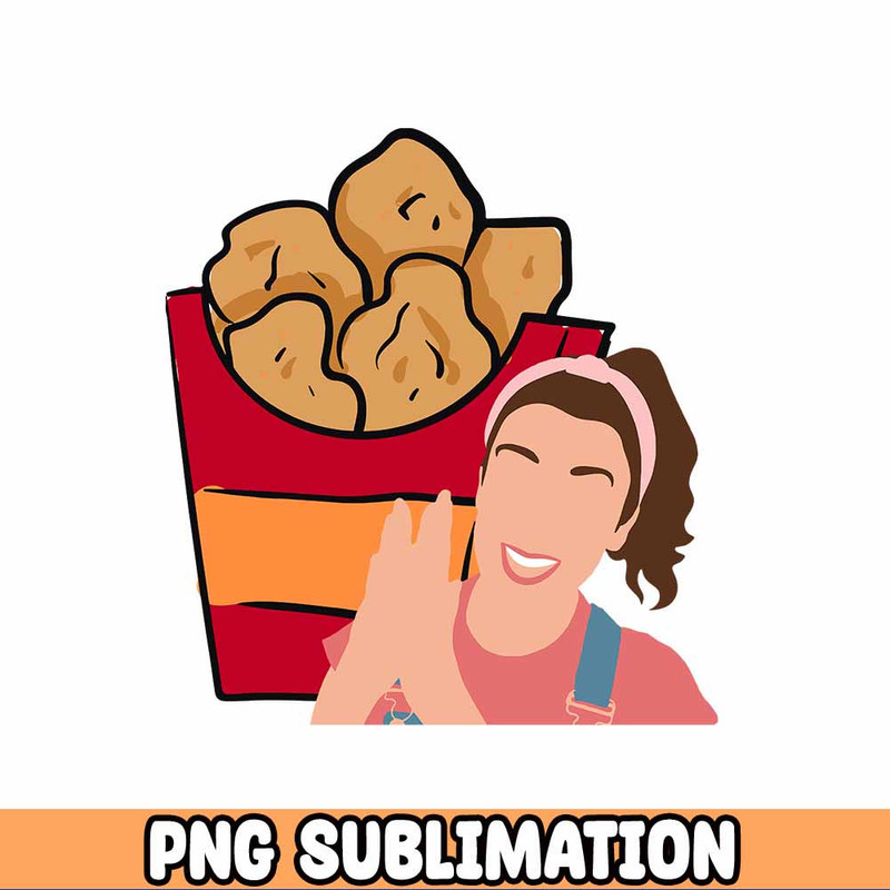 Running on Ms.Rachel and chicken nuggets PNG Kids cute designs 1.jpg