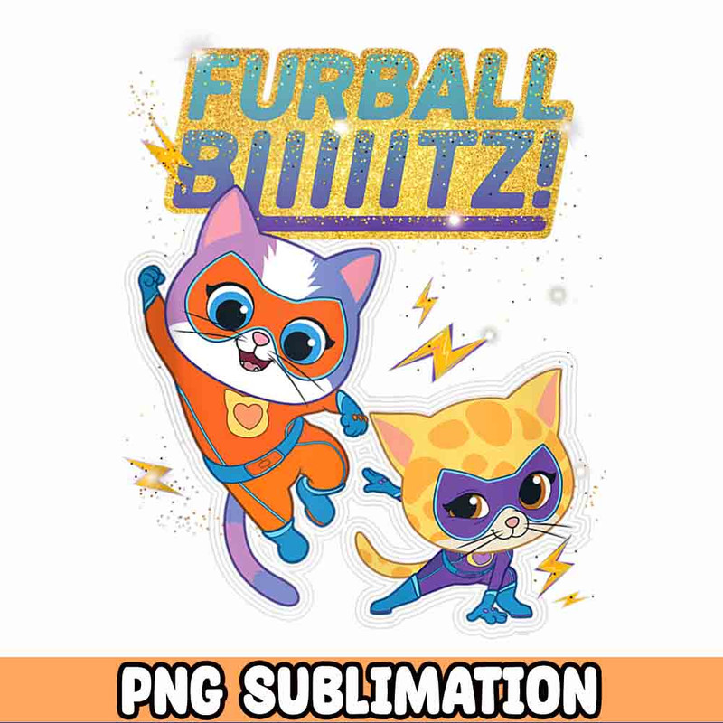 Superkitties Pounce PNG Bundle , Superkitties Png, Super Cat Designs, Bitsy Cat, Ginny Cat, Buddy Cat, Sparks.jpg