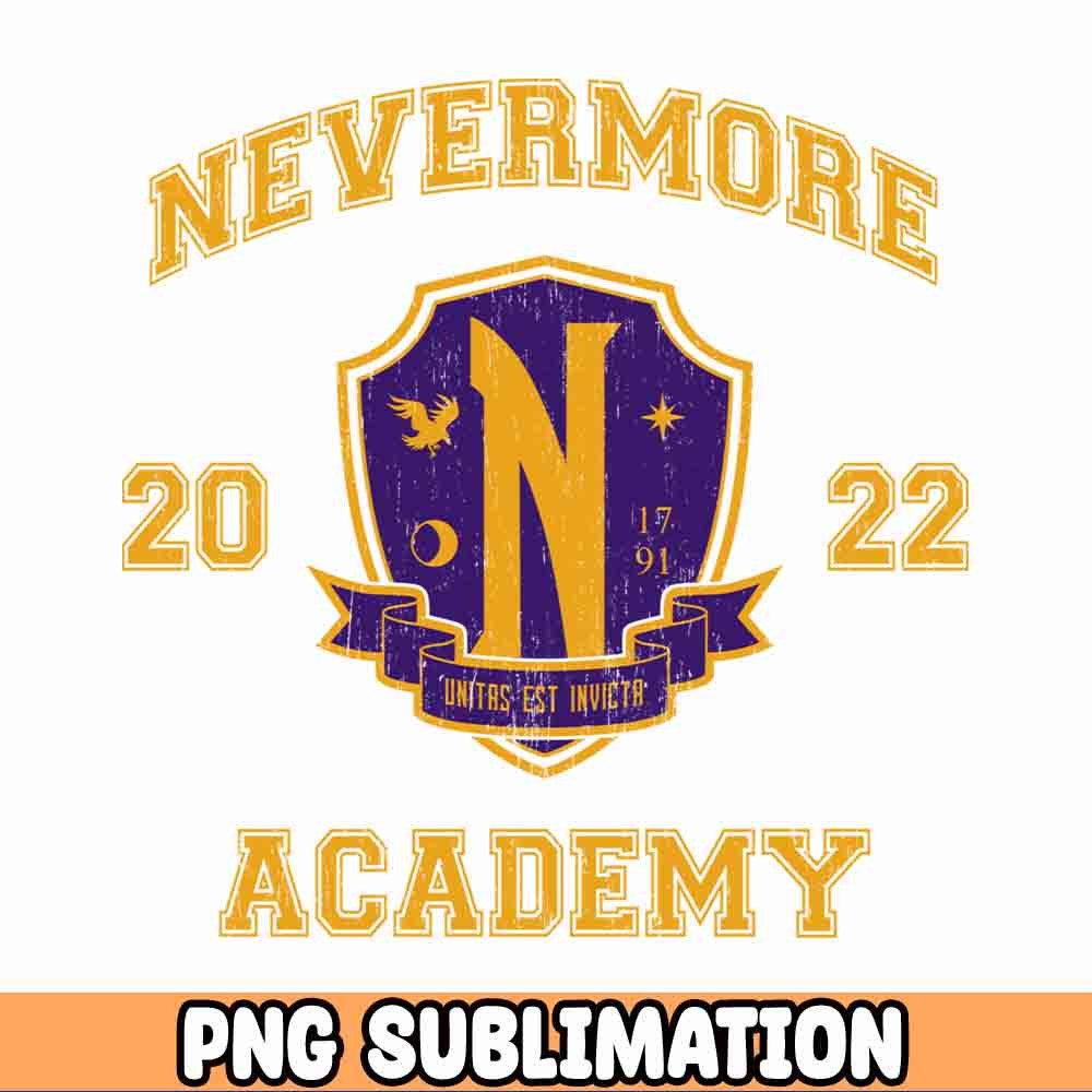Wednesday Est 2022 Png , Nevermore Academy Png, Wednesday Adams Png, Wednesday - Nevermore, Digital Download.jpg