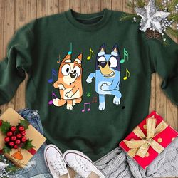 bluey dance mode shirt, bluey and bingo shirt, cute bluey shirt 2023, dance bluey shirt, bingo shirt, bluey sweatshirt,