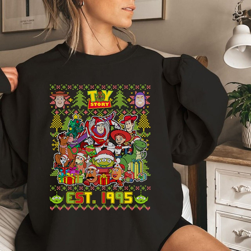 Disneyland Pixar Toy Story Christmas Lights Shirt Disneyland Family Christmas Party 2023 Youve Go