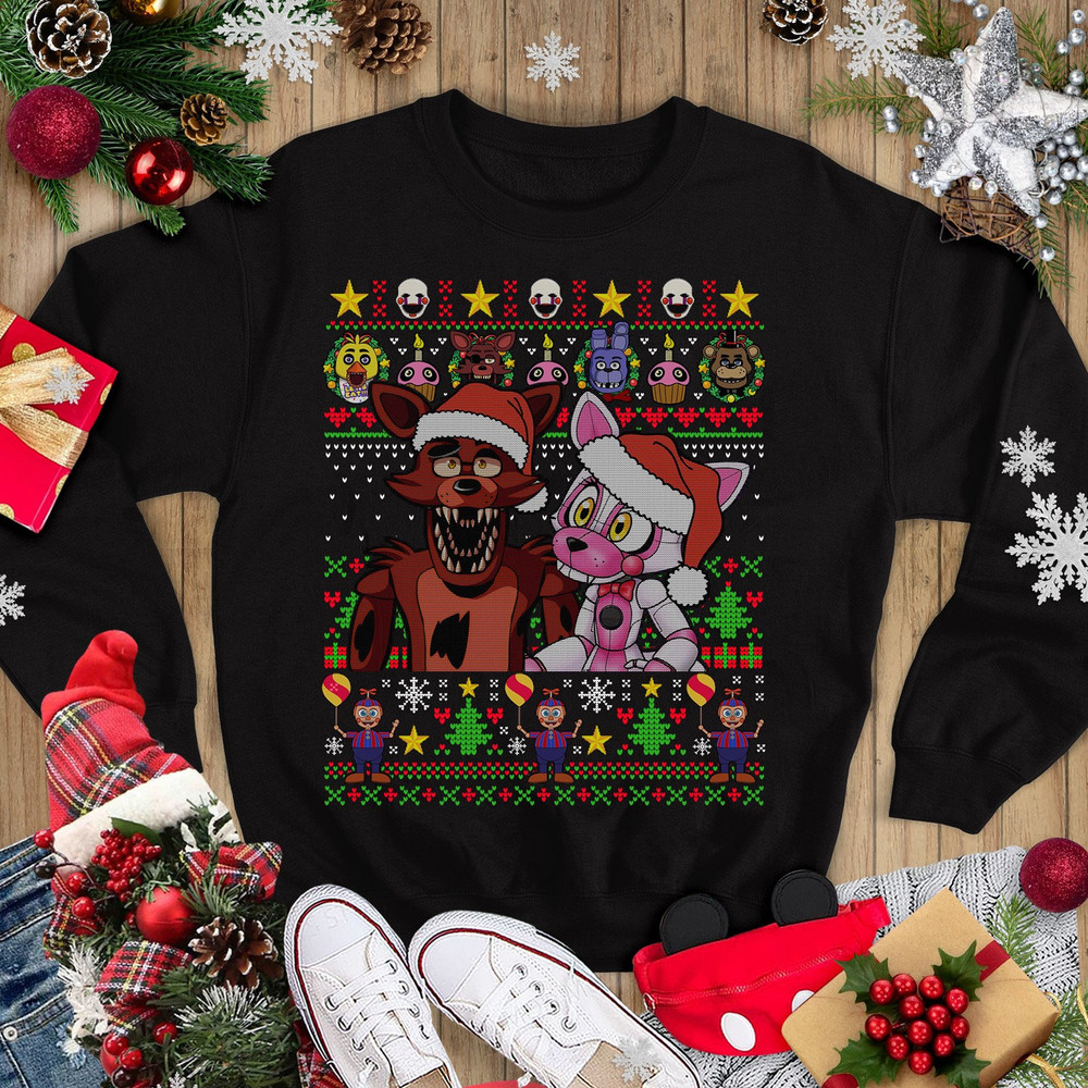 Five Nights at Freddy Christmas Shirt Five Nights At Freddys Vintage Shirt Freddy Fazbear Bonnie