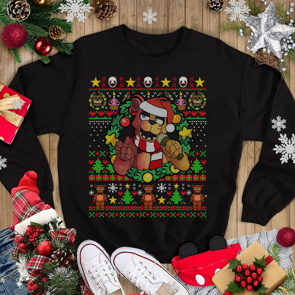Five Nights at Freddy Christmas Shirt Five Nights At Freddys Vintage Shirt Freddy Fazbear Bonnie