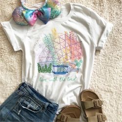 living with the land t-shirt epcot park walt disney world t-shirt