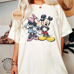 vintage disney world shirt, mickey & minnie shirt, mickey mouse shirt, vintage disney shirt, retro minnie shirt, disneyl