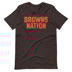 browns nation t-shirt