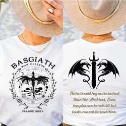 basgiath war college, fourth wings, sorrengail, fourth wing tshirt, dragon rider,, xaden riorson, rebecca shirt
