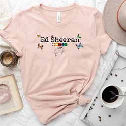 ed sheeran shirt, the mathematics tour shirt, ed sheeran concert shirt, ed sheeran gift for fans, gift for her, women