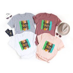 happy easter shirt, bunny shirt, easter bunny tshirt, cute easter shirt, easter matching tee, leopard bunny shirt, easte