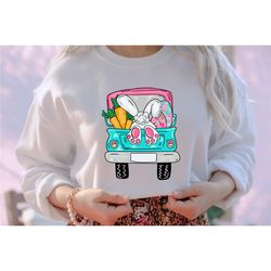 easter bunny shirt, bunny truck shirt, easter bunny tshirt, easter day shirt, cute easter shirt, easter matching tee, bu