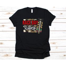 race day vibes shirt, gift for drag racers, motor racing, motor sport shirt, drag racing lovers, christmas tree design,