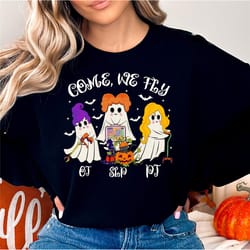 come we fly halloween sweatshirt, ghost nursing halloween t-shirt, sanderson sisters sweatshirt, salem nurse crewneck, s