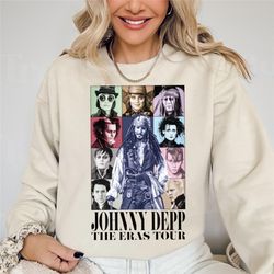johnny depp the eras tour sweatshirt, johnny depp rottenborn trial sweatshirt, gift for fan