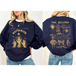 vintage boygenius 2side merch, boygenius band 2023 tour shirt, indie rock music tour 2023 , indie music shirt,reset tour