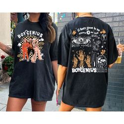 vintage boygenius merch, boygenius band tour shirt, indie rock music tour 2023 shirt, boygenius indie music shirt, reset