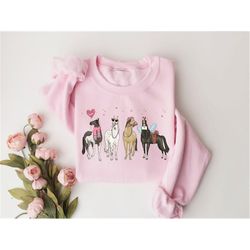 horse valentine sweatshirt, valentines day horse shirt, cowgirl valentine shirt, howdy valentine tshirt, western valenti