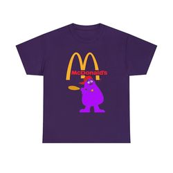 grimace birthday mcdonalds t-shirt, happy birthday grimace shirt, hbd grimace meme, evil grimace shirt, gift for