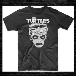 i like turtles funny meme t-shirt