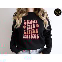 enjoy the little things sweatshirt, mama sweatshirt, mama sweatshirt, mom sweatshirt, motherhood sweatshirt, women's swe