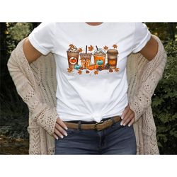 fall coffee shirt, hot coffee shirt, coffee lovers shirt, fall shirt, pumpkin latte drink, thanksgiving,pumpkin spice sh