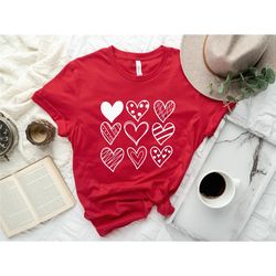 valentine shirt, heart arm patches, love heart sweatshirt, cute valentines sweater, teacher valentine's shirt, mommy and