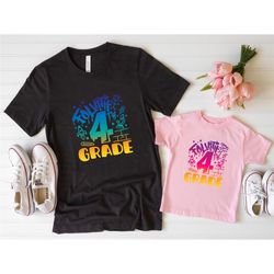 4th grade teacher t-shirt - fourth grade teacher shirt - grade level shirts - teacher t shirts - fourth grade squad crew