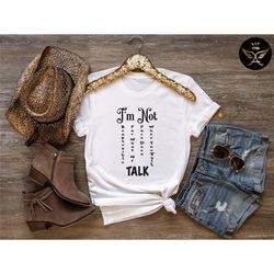 i'm not responsible for what my face does when you talk t-shirt, responsible quote shirt, sarcastic tee, smartass shirt,