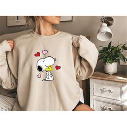 hugging snoopy valentine shirt, cute valentine sweatshirt, snoopy valentine&39s day love shirt, snoopy shirt, snoopy lov