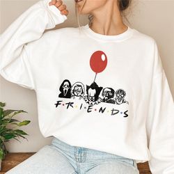 halloween sweatshirt, horror movie shirt, horror movie characters t-shirt, horror movie gift, horror fan gift ,horror mo