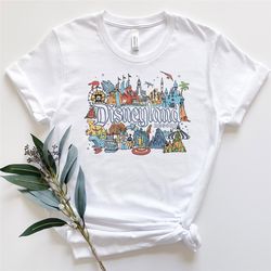 disneyland resort shirt, disneyland shirt,disneyland family shirts, vintage disneyland shirt, retro disney shirts,