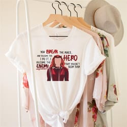 wandavision multiverse of madness shirt, dr strange, scarlet witch, you break the rules, maximoff 1989 shirt, mcu fan sh