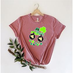 st patrick's day truck shirt, shamrock shirt, irish shirt, saint patrick's day tee, drinking shirt, gift for st patrick'