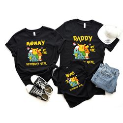 pokemon birthday squad shirts, pokmon matching birthday shirts for family, birthday shirt kid, birthday gifts for girl,