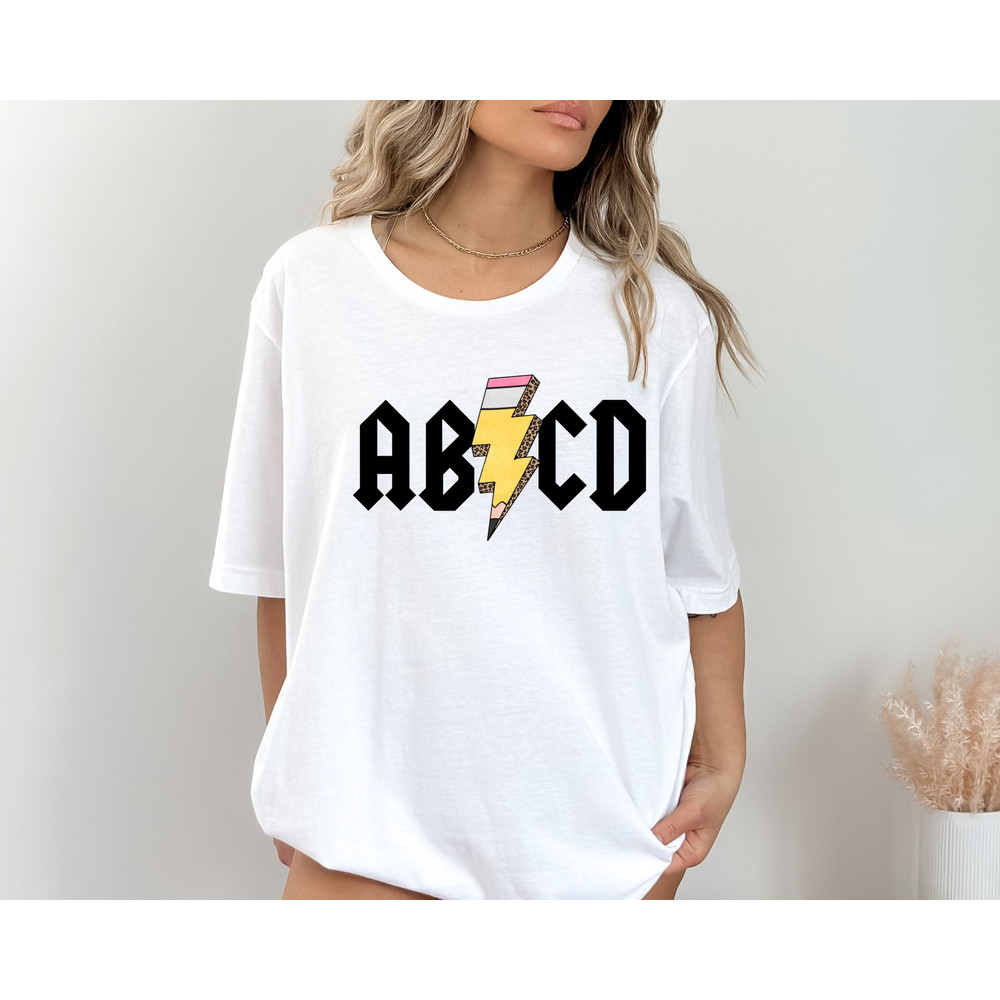 ABCD Shirt, Cute Teacher Shirts, Funny Teacher Shirt, Preschool Teacher Shirt, Prek Teacher Shirt, Kindergarten Teacher Shirts, School Shirt.jpg