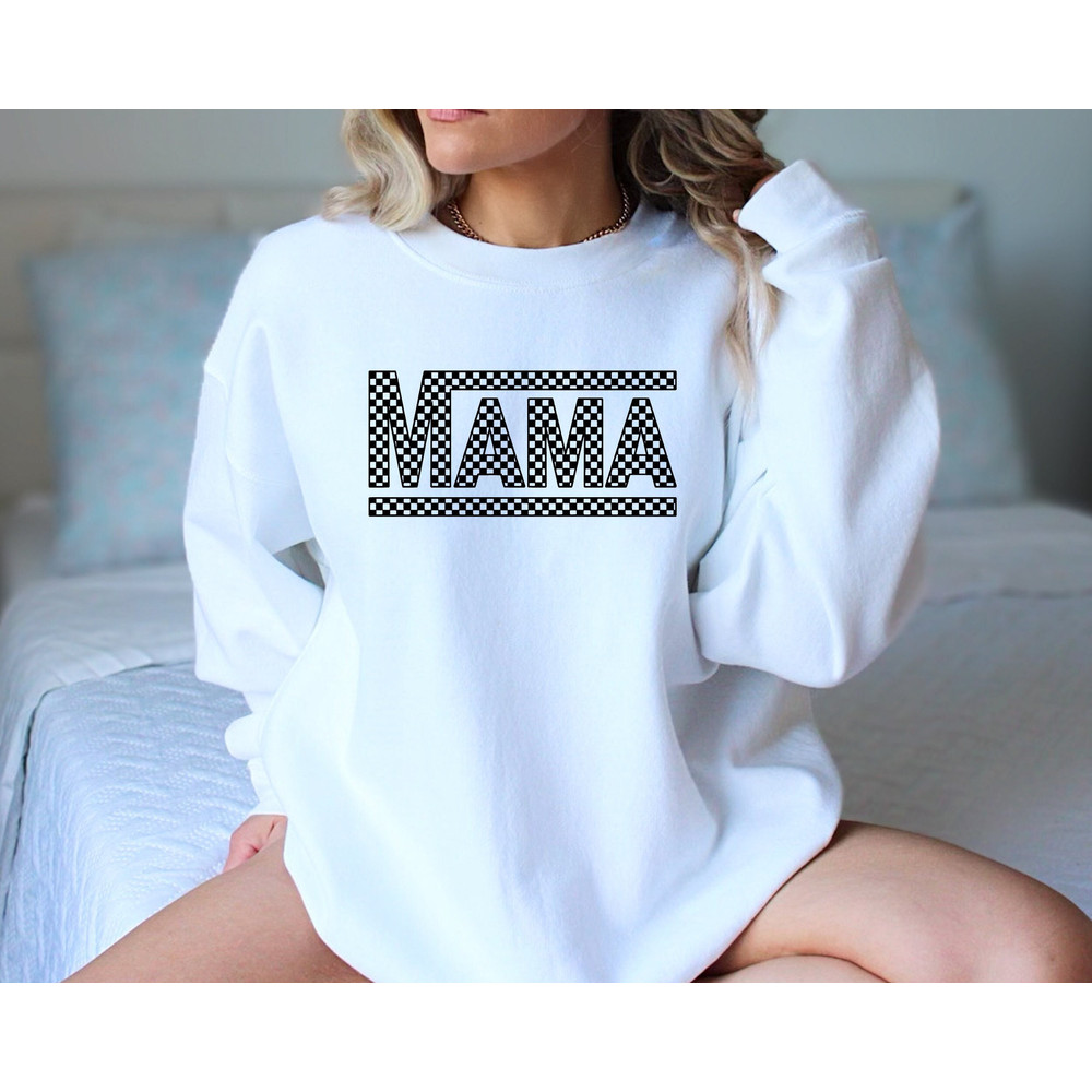 Checkered Mama Shirt,Gift for Mom from Son,Mothers Day Gift,Mom Shirt,Mama Shirt,Mom Gift,Mom Life,Retro Mama Shirt,Leopard Mom Shirt.jpg