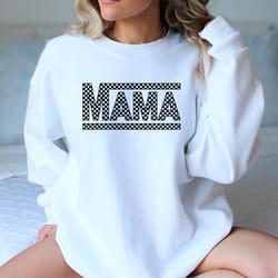 checkered mama shirt,gift for mom from son,mothers day gift,mom shirt,mama shirt,mom gift,mom life,retro mama shirt,leop