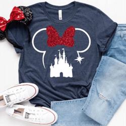 mickey, minnie, castle, mickey head, iron on, heat transfer, vinyl, decal, disneyland, disney world, custom, create your