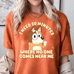 bluey need 20 minutes shirt, bluey dad, chilli mom shirt, funny bluey cartoon shirt, bluey gift