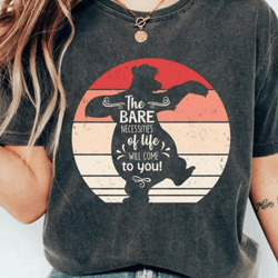 retro disney baloo bear bare necessities shirt / disney the jungle book t-shirt / disney birthday / walt disney world /