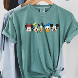 mickey and friends shirt, comfort colors shirts, mickey mouse shirt, disney world shirt, mickey and minnie, disney shirt