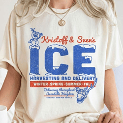frozen kristoff sven&39s ice harvesting and delivery shirt walt disney world shirt gift ideas men women
