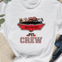 disney cars mcqueen pit crew shirt, disney pixar cars shirt, lightning mcqueen shirt, lover cars shirt, birthday party t