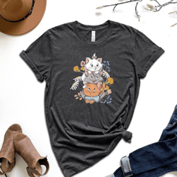 disney aristocats shirt, floral disney cats shirt, toulouse berlioz and marie shirt, disneyland women shirt, cute disney